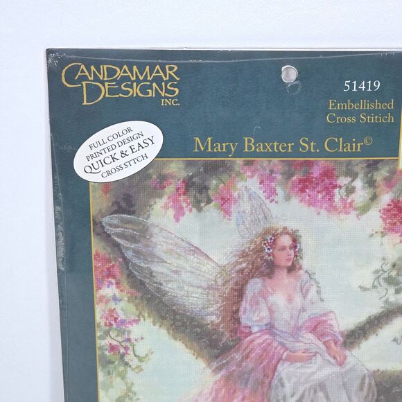 Candamar Designs Cross Stitch Kit 51419 Spring Tree Fairy Mary Baxter St Clair - Picture 2 of 11